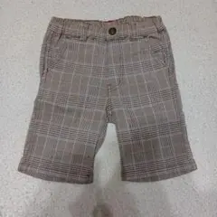 チェック柄 半ズボン 80cm