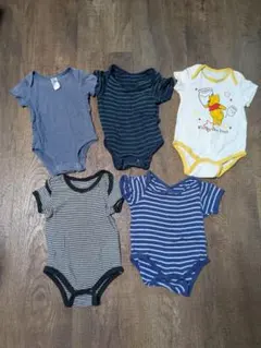 ロンパース半袖70cm　5点セット