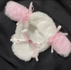 SALE 10cm ~ 12cm ぬい服　着ぐるみ　ハンドメイド　イヌ　ホワイト
