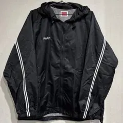 希少！美品！！ローリングス アシックス期 ジップアップ ナイロンパーカー 黒 O