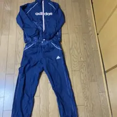 訳あり！adidas ウィンドブレーカー 140 ネイビー