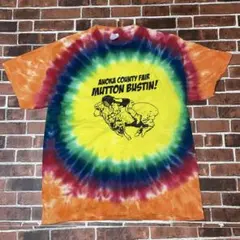 ゴ*ん様 《両面ビッグプリントTシャツPORT&COMPANYタイダイTシャツ
