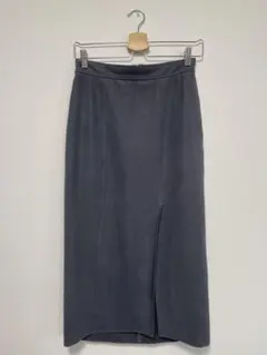 <値下げしました>Spick& Spanグレー スエード風 タイトスカート