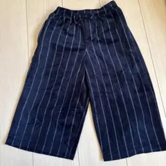 ネイビー ストライプ ロングパンツ 110-120