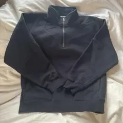 ヘビーウェイトスウェットハーフジッププルオーバー(長袖) S