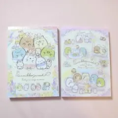 2種セット　A6メモパッド　すみっコぐらし　ふしぎなうさぎのおにわテーマ