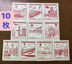 JAL TODOFUKEN SEAL(都道府県シール) 10都道府県セットのサムネイル