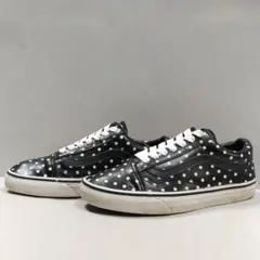 バンズVANS限定OLD SKOOLオールドスクール黒×白ポルカドット柄23.5のサムネイル