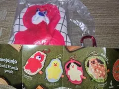 【値下げ✕】mojojojo Todd Friends pouch 赤