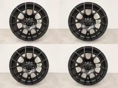 18インチ アルミホイール 4本セット マットブラック Jeep チェロキー装着のサムネイル