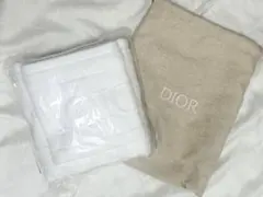 DIOR ホワイトタオルセット 巾着 ノベルティ
