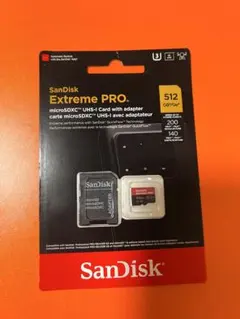 SanDisk Extreme PRO 512GB MicroSDカード