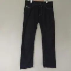 DIESEL ストレートデニム W28 SAFADO ブラック ストレッチ