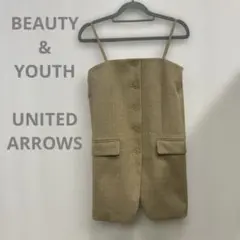 美品 BEAUTY&YOUTH UNITED ARROWS ビスチェ リネン風のサムネイル