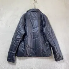 adidas/中綿ジャケット/S/バックデザイン ロゴ刺繍 ジップアップ