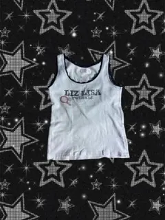 Y2K 背面ハローキティ リズリサ ラメストーン トップス コア 服のサムネイル