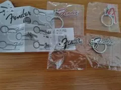 Fender ロゴメタルキーリング Part 2の4種セット