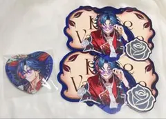 にじさんじ 魁星 缶バッジ 特典香り付きカード Rose Valentine