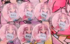 小林みくる トレーディング缶バッジ 5個 名探偵プリキュア！ 極楽湯