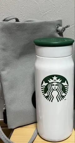 サコッシュもおまけ ★Starbucks ステンレス ミニボトル ホワイト