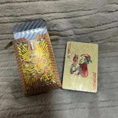 【新品未使用】　香港購入　金色ゴールド　トランプセット