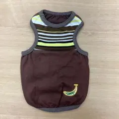Lamzy 犬用 ウェア ブラウン バナナ刺繍　Sサイズのサムネイル