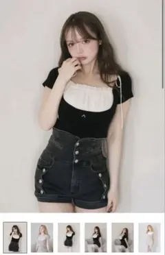 2026年最新】Andmary mew frill tops blackの人気アイテム - メルカリ