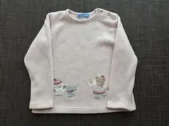 ファミリア familiar 110 ピンク トレーナー 雪だるま