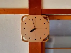 昭和レトロ　動作品　セイコー　カレンダー付　掛時計　スペースエイジ　レトロポップ 昭和レトロ 動作品 セイコー カレンダー付 掛時計 スペース