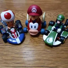 【5/24まで】マリオカート　プルバックフィギュア　ボトルマーカー1990