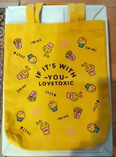 LOVETOXIC トートバッグ イエローのサムネイル