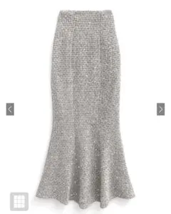 スパンコール ロングスカート