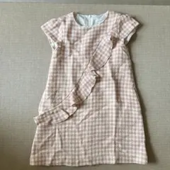 フリル付きワンピース 100
