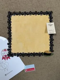 新品未使用　近沢レース　タオルハンカチ　ウニ