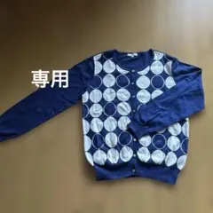 north object de petit大きなドットの長袖カーディガンのサムネイル