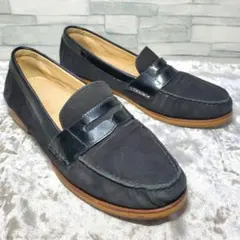 COLE HAAN コールハーン 23.5cm ローファー 黒 レザー 6.5B