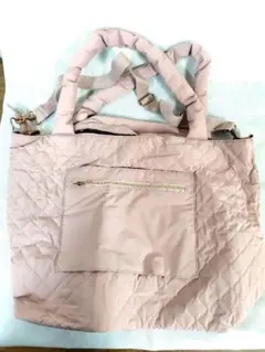 Francfrancキルティングトラベルバック