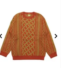 Iggy nyc DrawnCableknit Jacquard Sweater