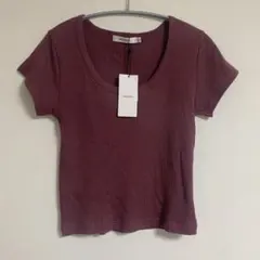 moussy Tシャツ カットソー　パープル系　新品　定価4400のサムネイル