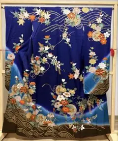 百花繚乱水色地四季草花文様色打掛 百花繚乱水色地四季草花文様色打掛 - メルカリ