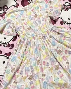 14日まで限定出品‼️メゾピアノ☆アイスキャンデー柄☆ワンピース