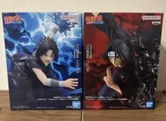 【GIGO限定】NARUTO-ナルトフィギュア うちはサスケ・イタチ 2個セット