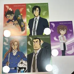 名探偵コナンストア　ポストカード5枚セット　 ノベルティ