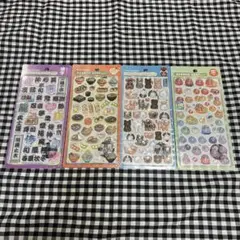 【正規品】和柄　ボンボンドロップシール　4枚セット