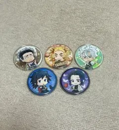 【カバー付き！】鬼滅の刃 とじコレ 花鳥風月・待合茶屋・クッキー 缶バッジ