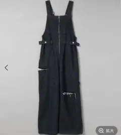 JEANASIS カットアウトデニムサロペのサムネイル