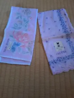 HANAEMORI & OLIVER ハンカチ2枚セット