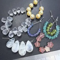 サービス品＊天然石のビーズセットh3