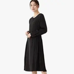 SHOO・LA・RUE ワンピース サイドプリーツワンピース