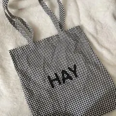 HAY チェック トートバッグ